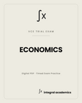 Economics VCE trial exam cover