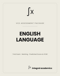 English Language VCE Assessment Package cover