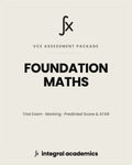 Foundation Maths VCE Assessment Package cover