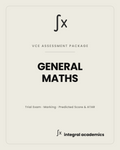 General Maths VCE Assessment Package cover