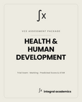 Health & Human Development VCE Assessment Package cover