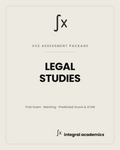 Legal Studies VCE Assessment Package cover