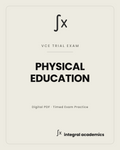 Physical Education VCE trial exam cover
