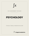 Psychology VCE Assessment Package cover